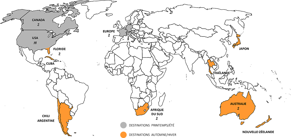 carte saisons