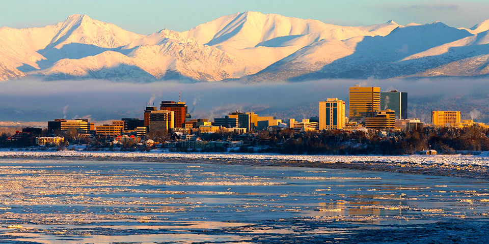 Arrivée à Anchorage