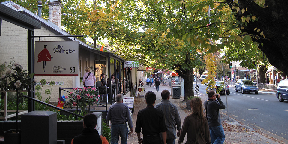 Journée étape à Hahndorf